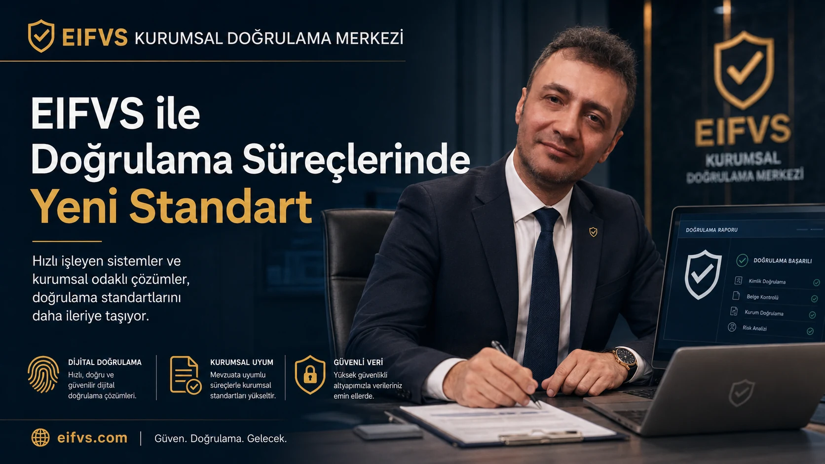 Prof. Dr. Bilal Semih Bozdemir EIFVS ile doğrulama süreçlerinde yeni standart manşetinde