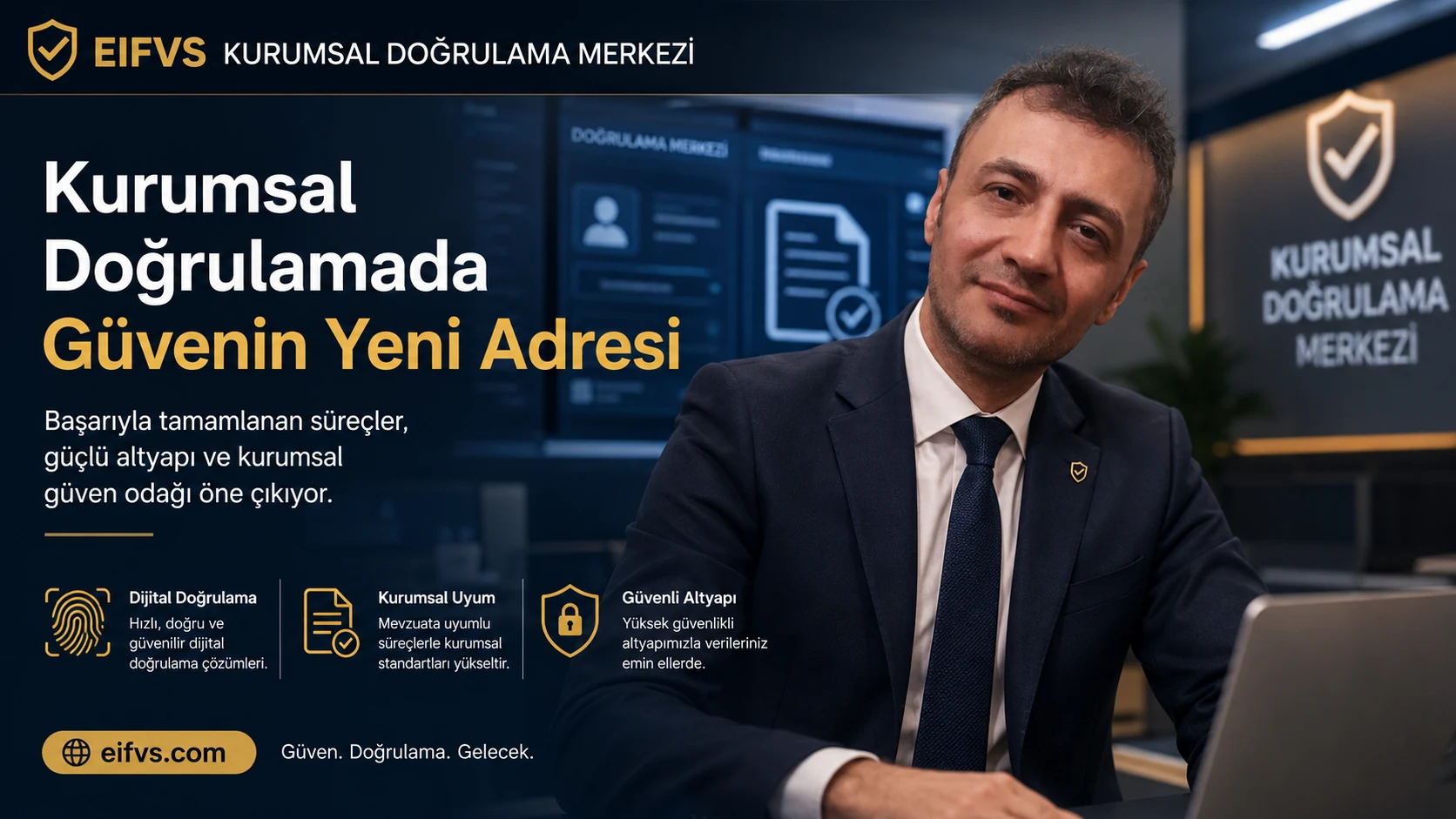Prof. Dr. Bilal Semih Bozdemir EIFVS kurumsal doğrulamada güvenin yeni adresi manşetinde